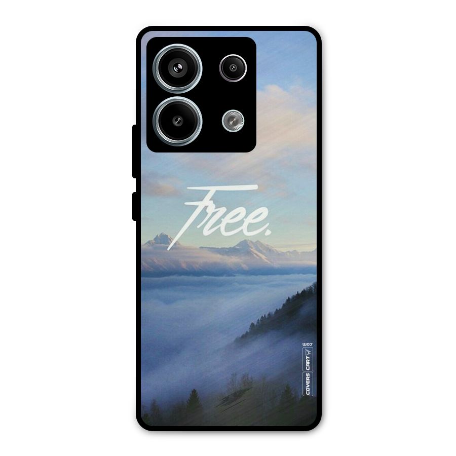 Cloudy Free Metal Back Case for Redmi Note 13 Pro 5G
