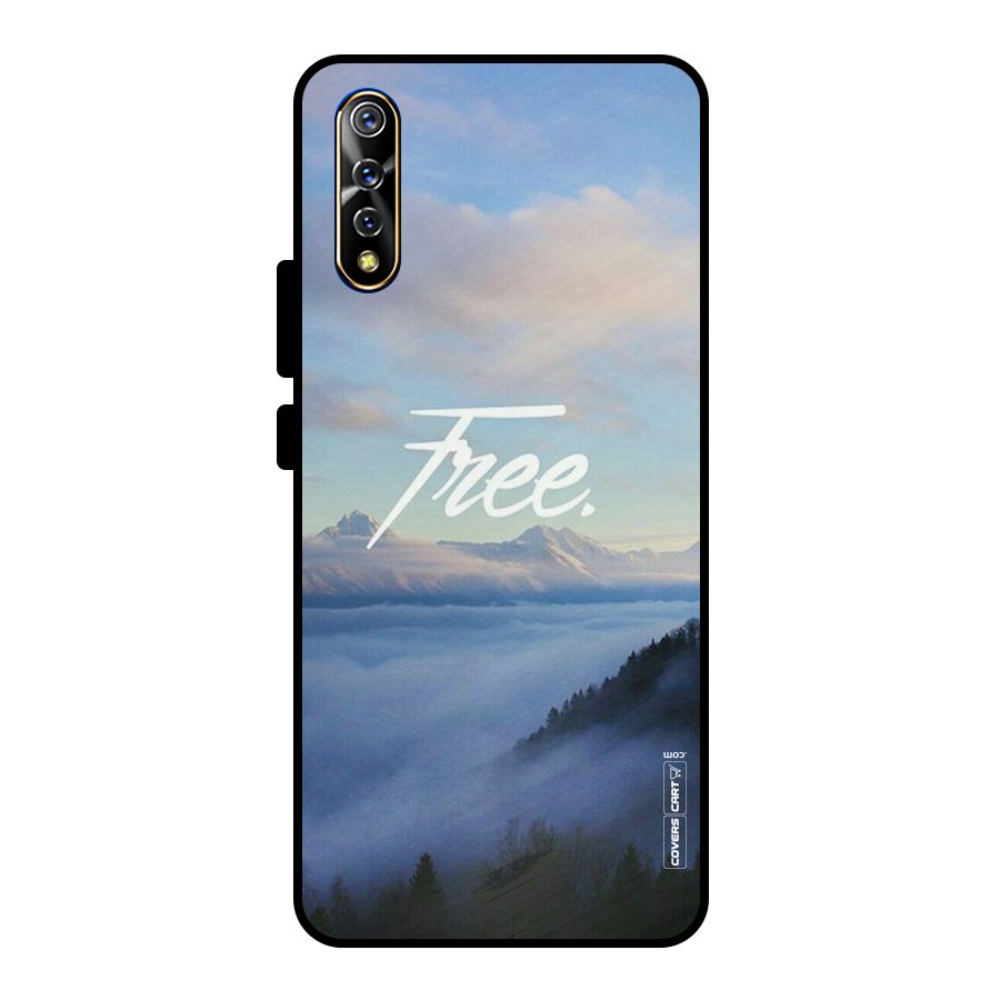Cloudy Free Metal Back Case for Vivo S1