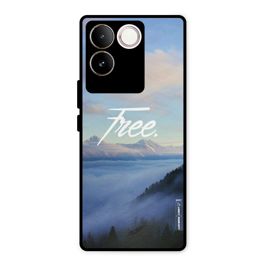 Cloudy Free Metal Back Case for Vivo T2 Pro