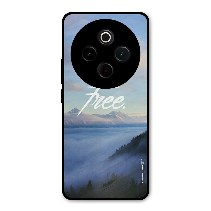 Cloudy Free Metal Back Case for Vivo T4