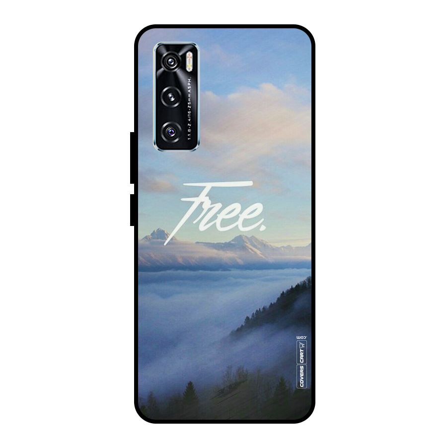 Cloudy Free Metal Back Case for Vivo V20 SE
