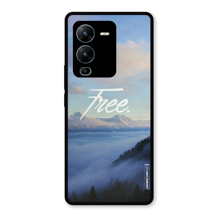 Cloudy Free Metal Back Case for Vivo V25 Pro