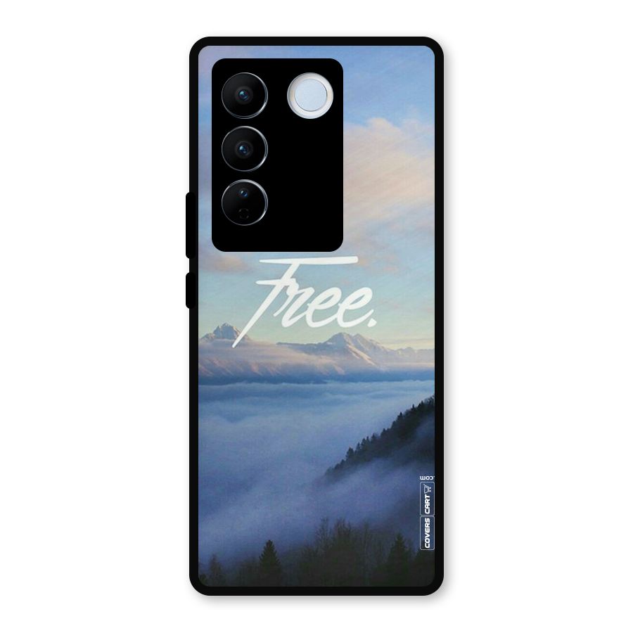 Cloudy Free Metal Back Case for Vivo V27