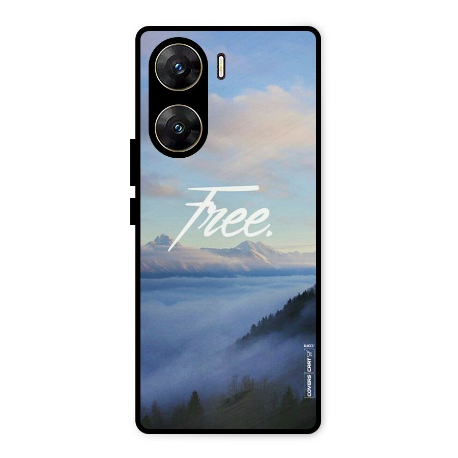 Cloudy Free Metal Back Case for Vivo V29e
