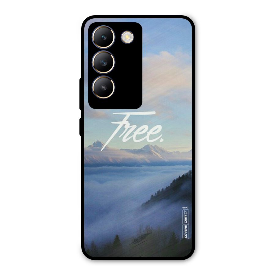 Cloudy Free Metal Back Case for Vivo Y200e
