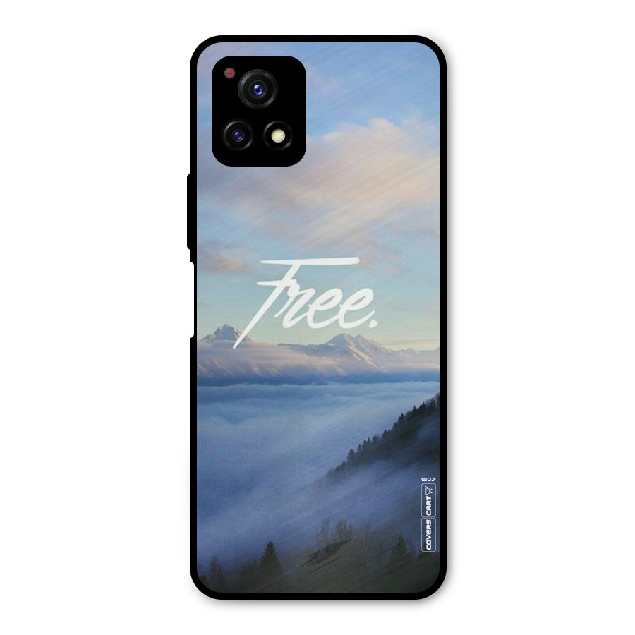 Cloudy Free Metal Back Case for Vivo Y72 5G