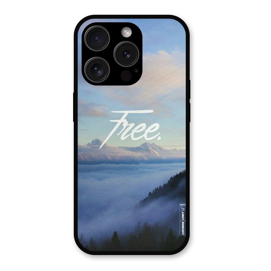Cloudy Free Metal Back Case for iPhone 15 Pro