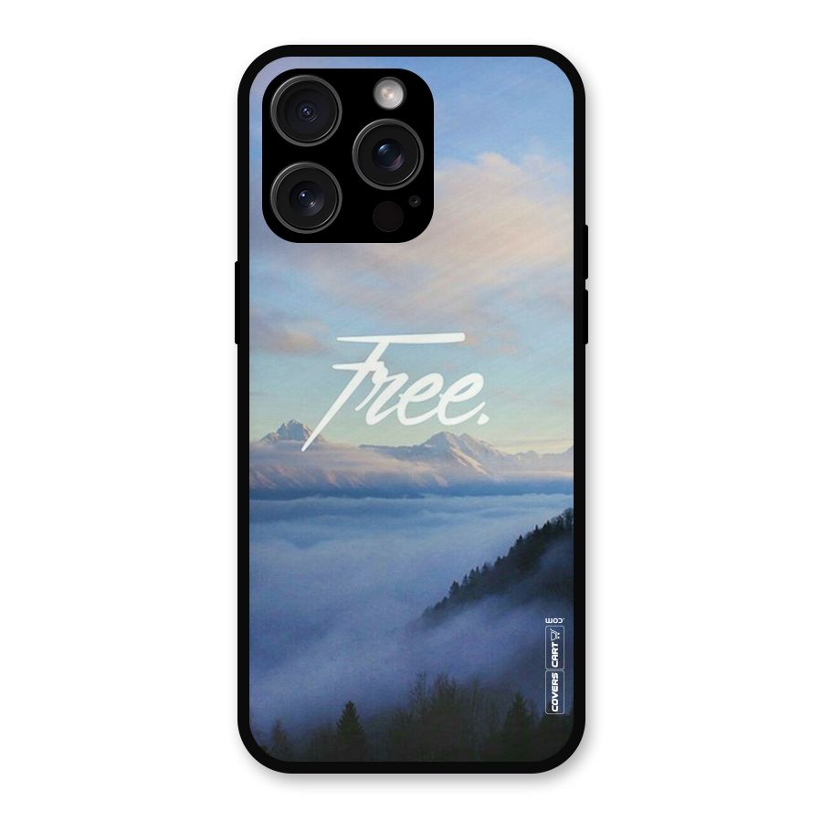 Cloudy Free Metal Back Case for iPhone 15 Pro Max