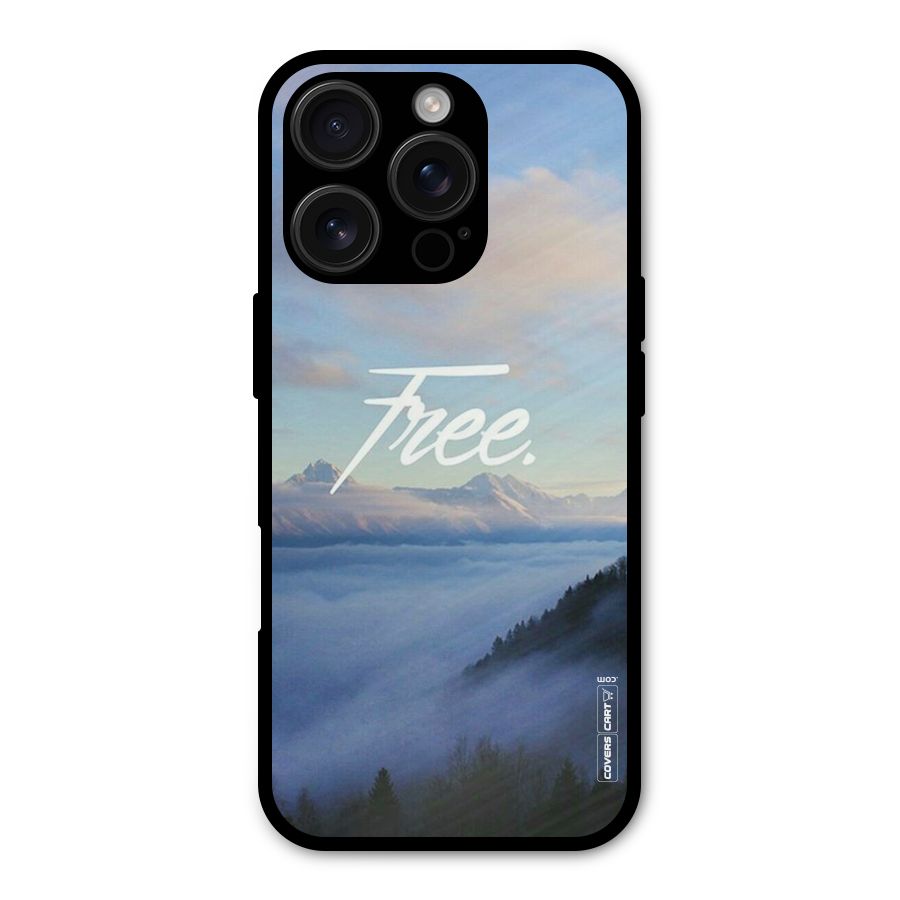 Cloudy Free Metal Back Case for iPhone 16 Pro