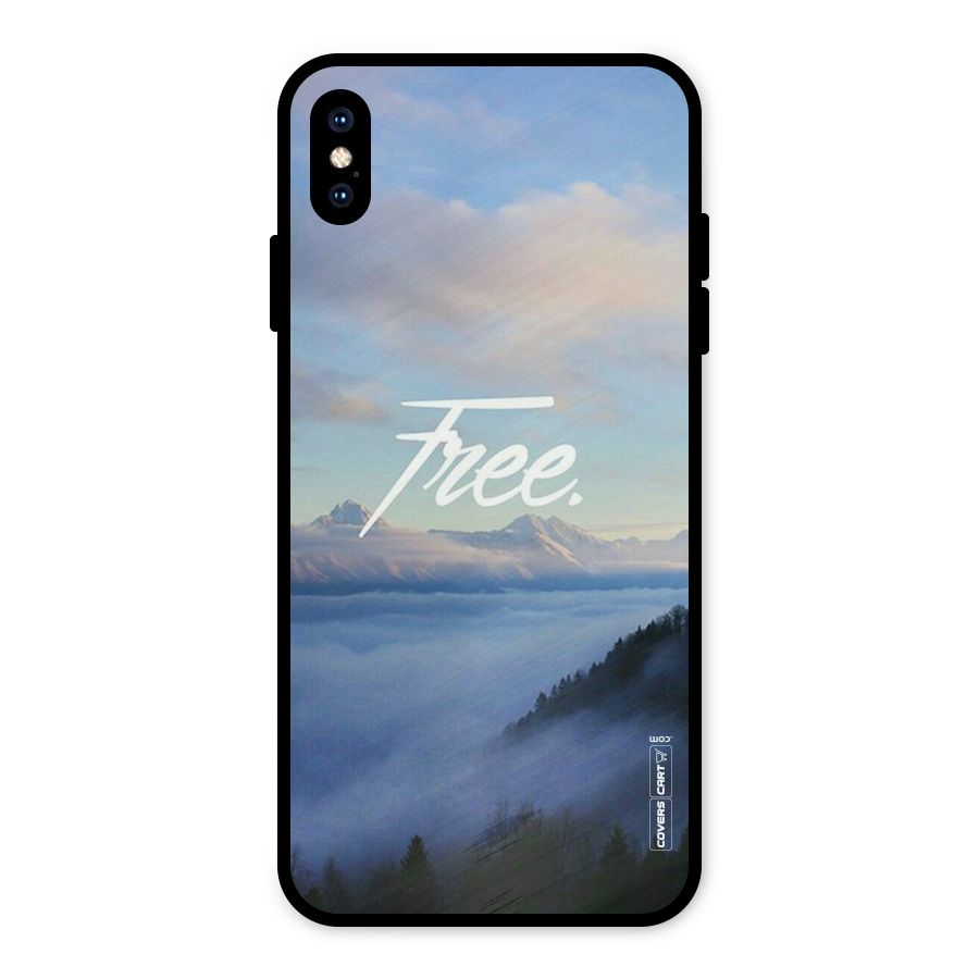 Cloudy Free Metal Back Case for iPhone XS Max