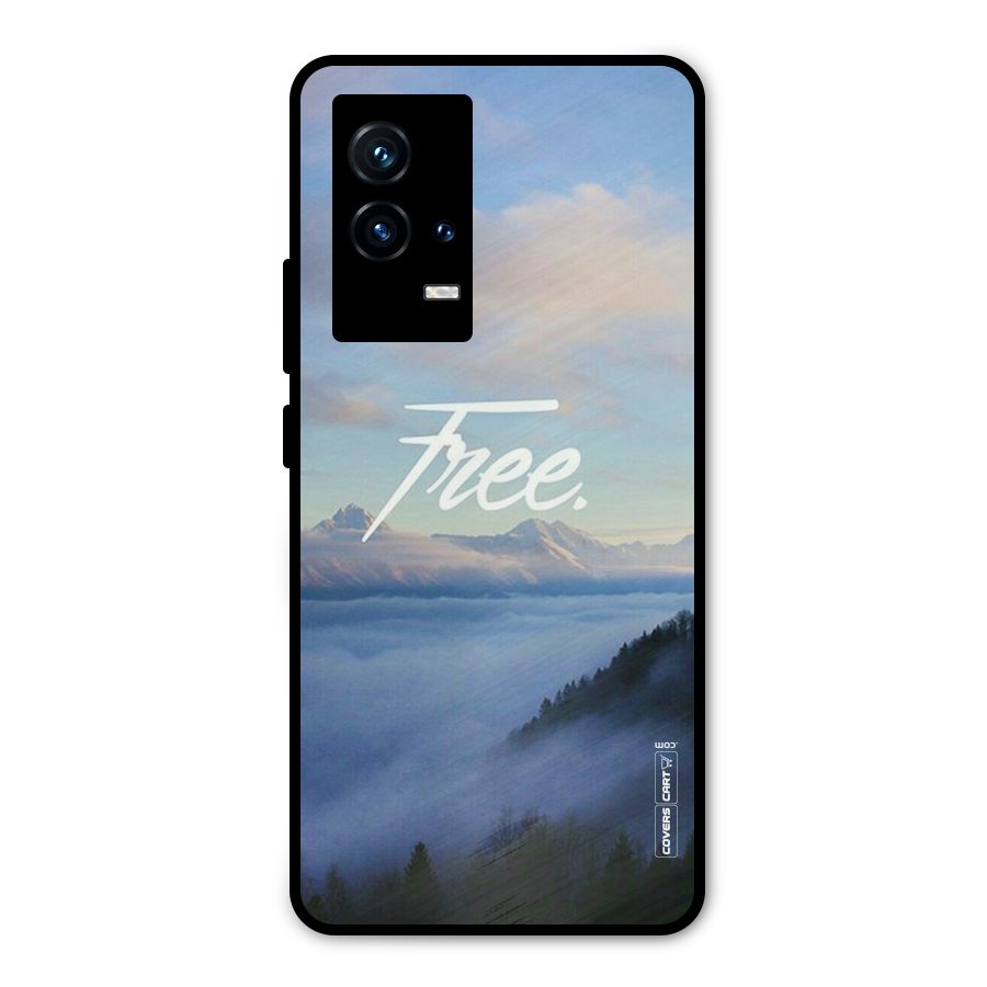 Cloudy Free Metal Back Case for iQOO 9 5G