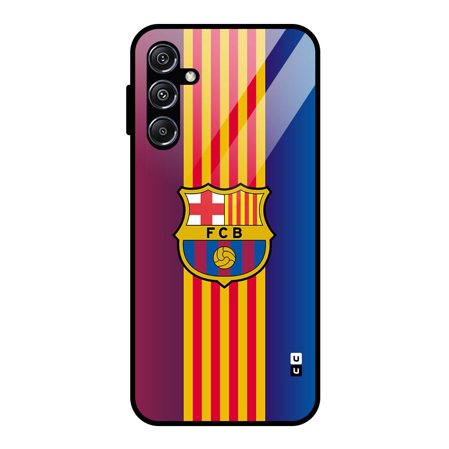 Club Barcelona Glass Back Case for Galaxy M34 5G