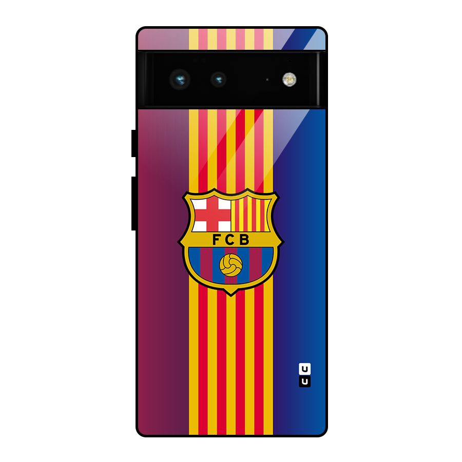 Club Barcelona Glass Back Case for Google Pixel 6