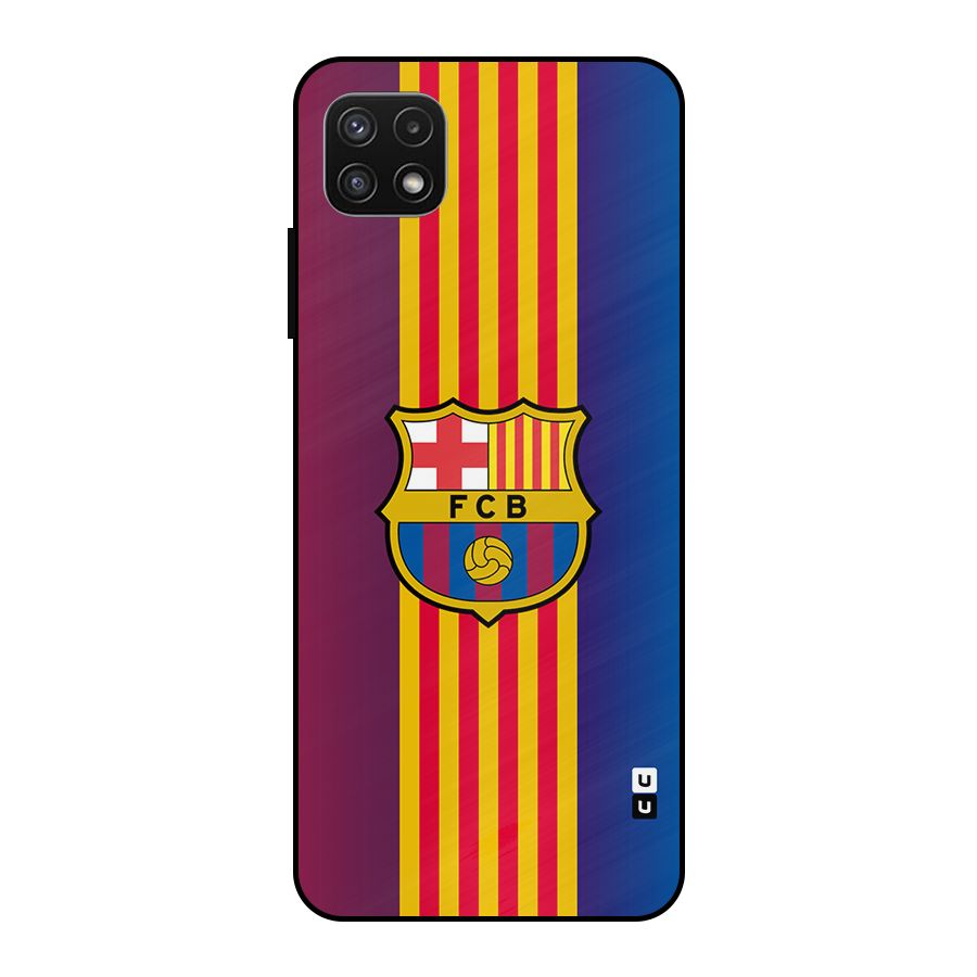 Club Barcelona Metal Back Case for Galaxy A22 5G