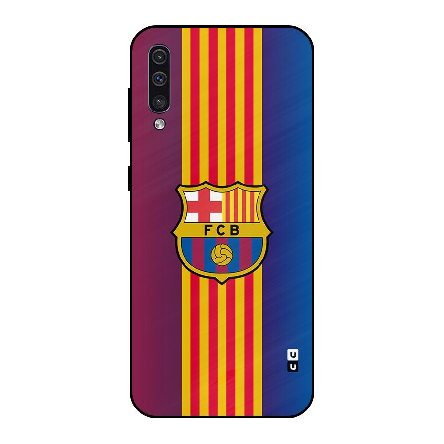 Club Barcelona Metal Back Case for Galaxy A30s