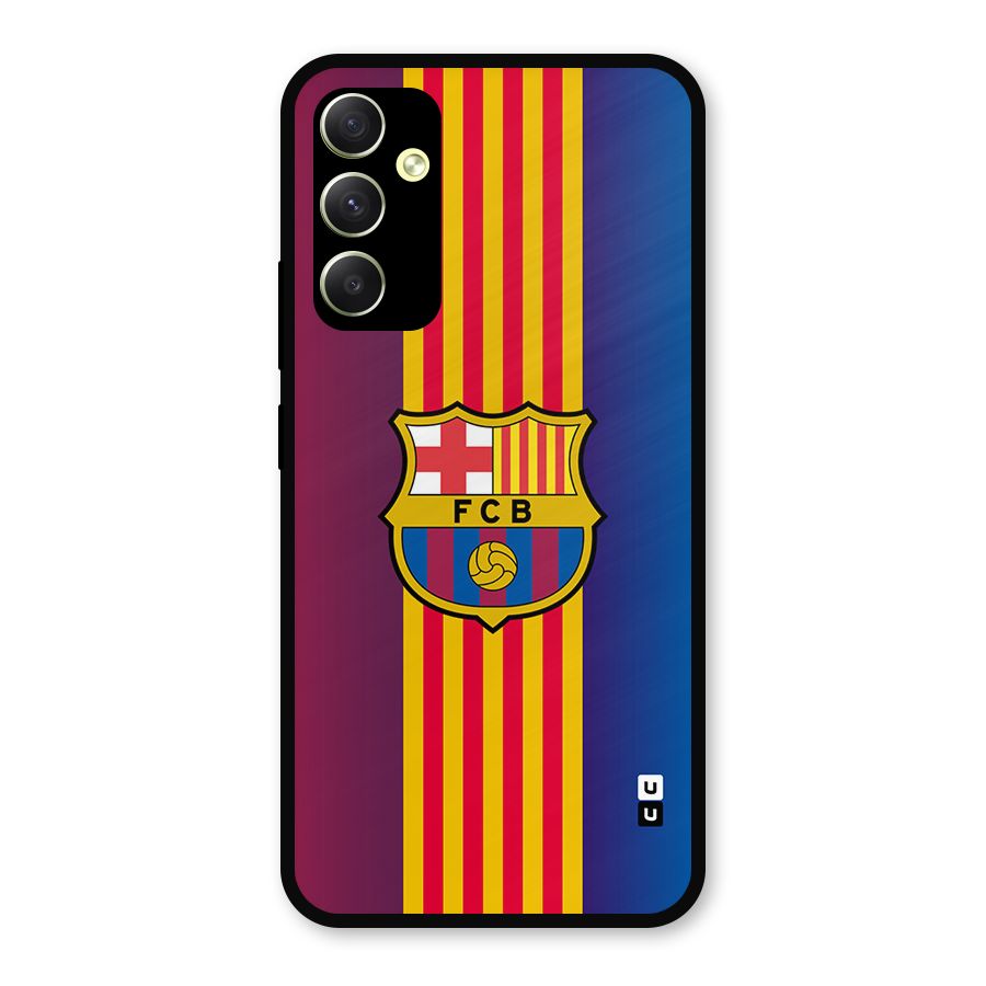 Club Barcelona Metal Back Case for Galaxy A34