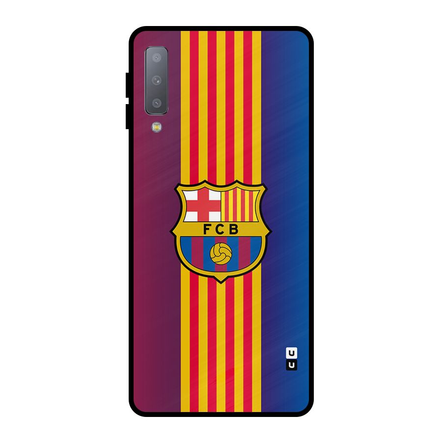 Club Barcelona Metal Back Case for Galaxy A7 (2018)
