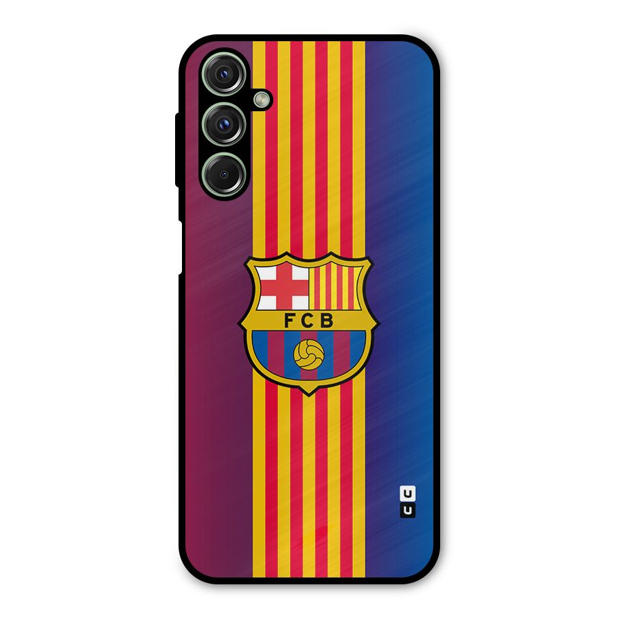 Club Barcelona Metal Back Case for Galaxy F34