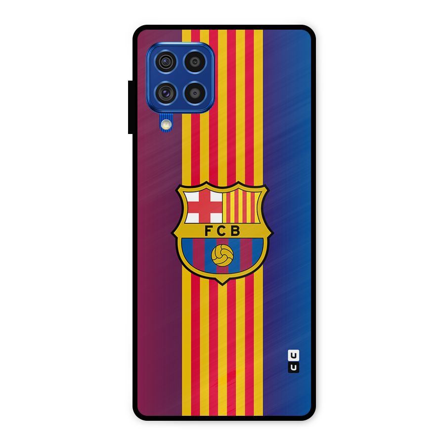 Club Barcelona Metal Back Case for Galaxy F62