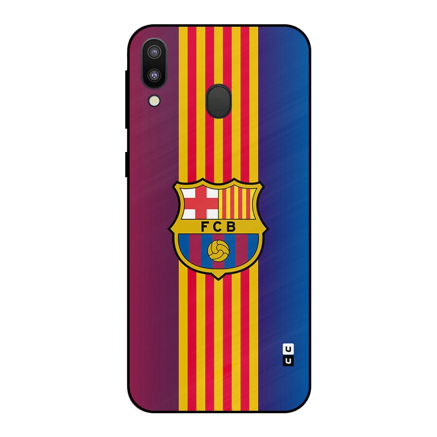 Club Barcelona Metal Back Case for Galaxy M20