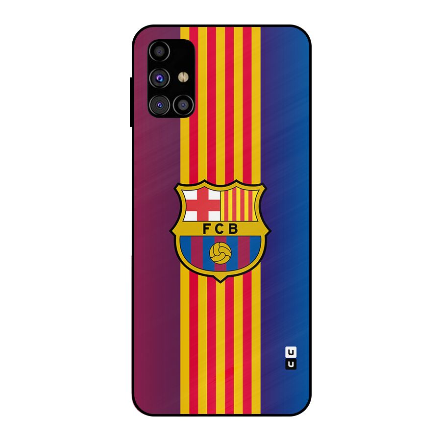 Club Barcelona Metal Back Case for Galaxy M31s