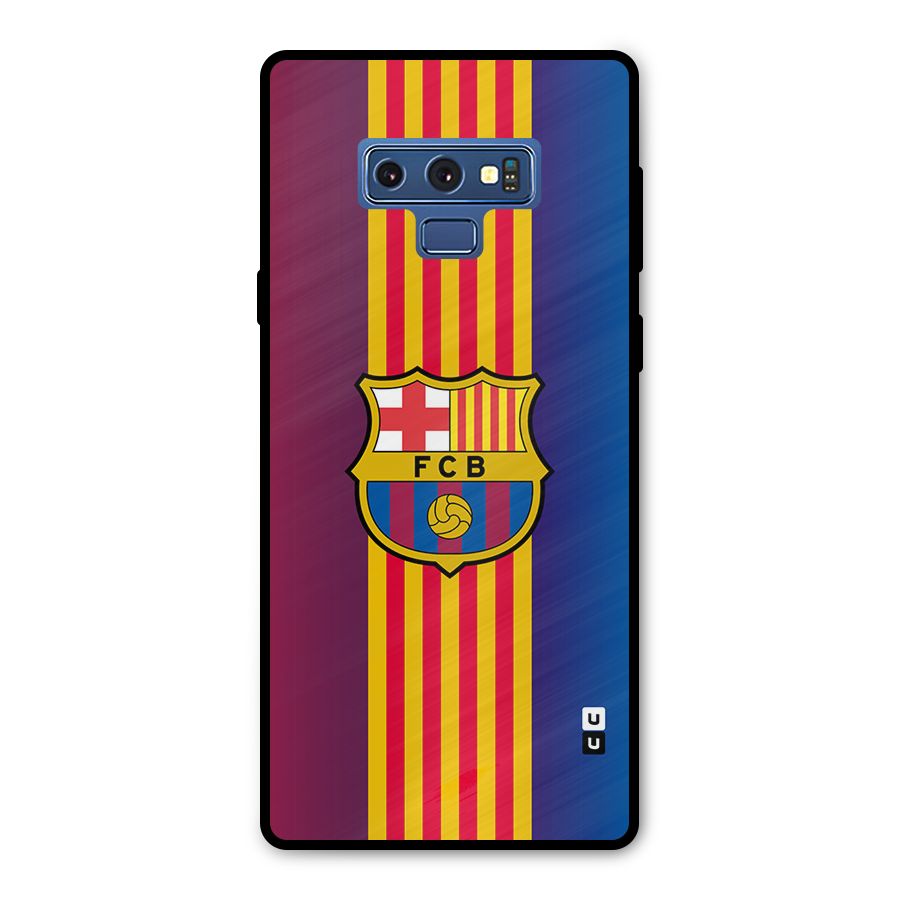 Club Barcelona Metal Back Case for Galaxy Note 9