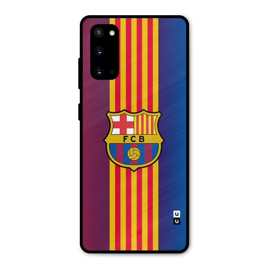 Club Barcelona Metal Back Case for Galaxy S20