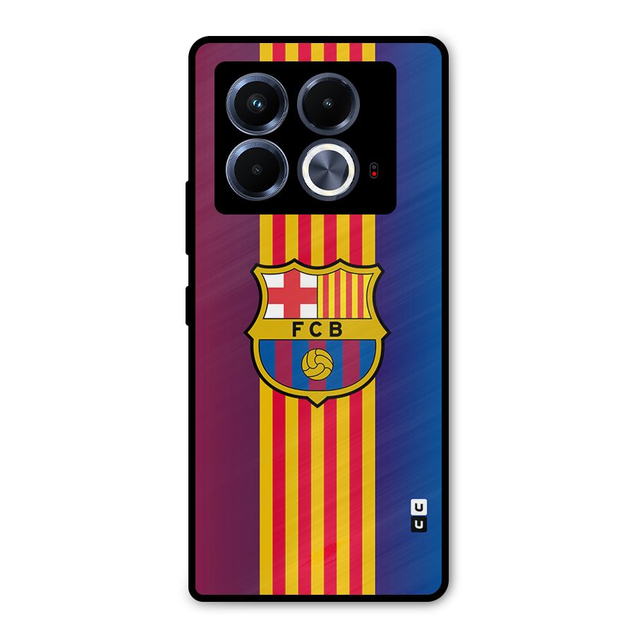 Club Barcelona Metal Back Case for Infinix Note 40 5G