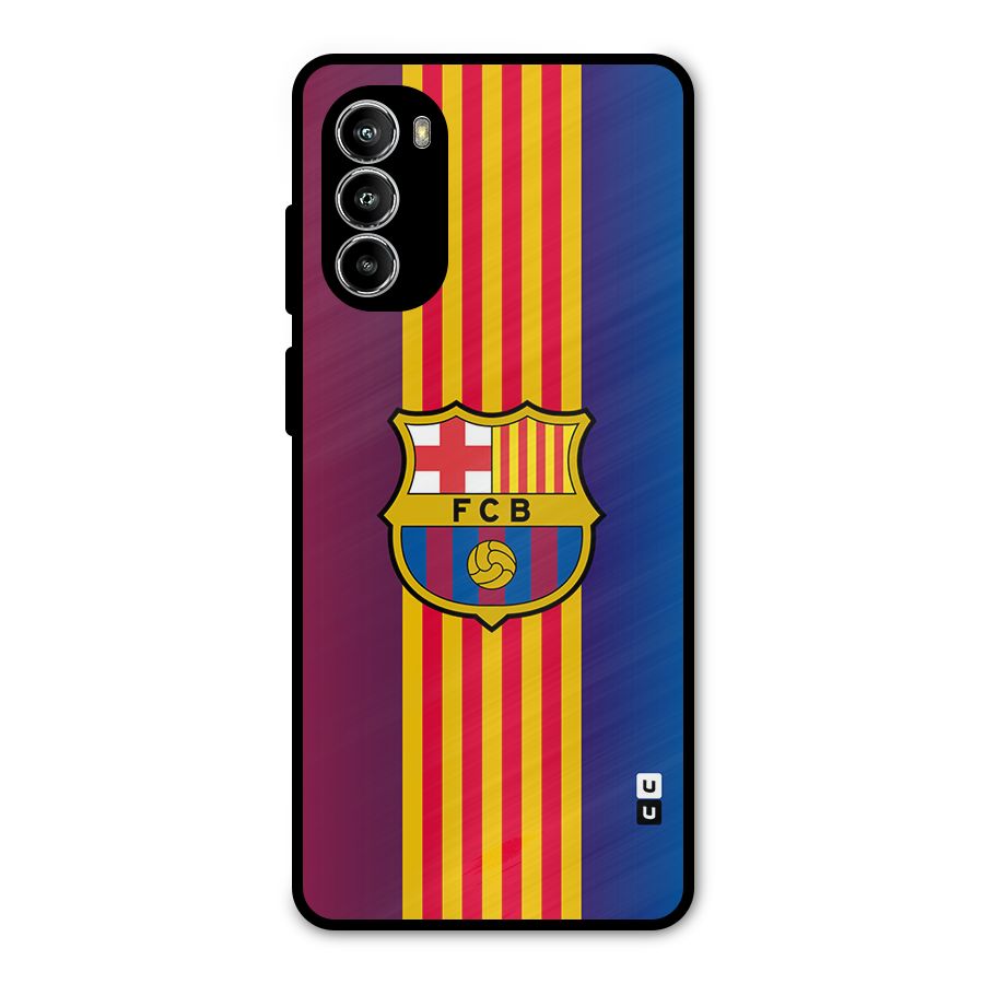 Club Barcelona Metal Back Case for Moto G52