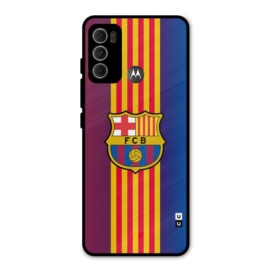Club Barcelona Metal Back Case for Moto G60