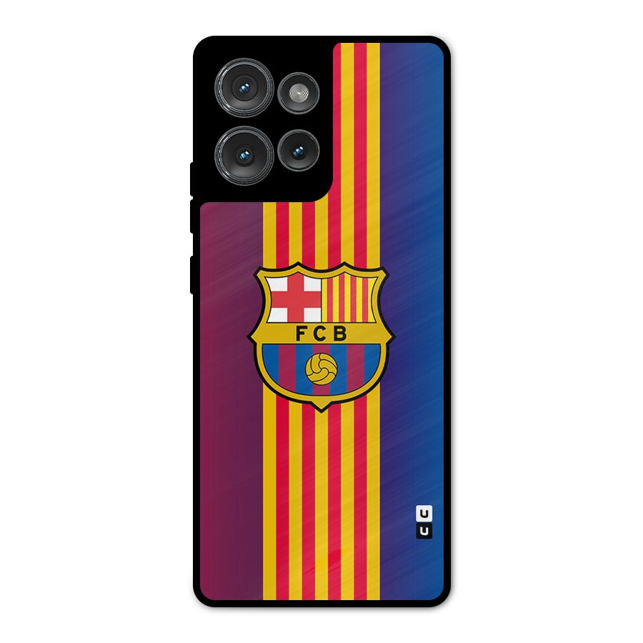 Club Barcelona Metal Back Case for Motorola Edge 50