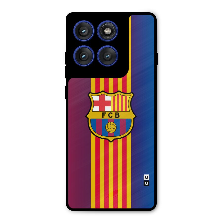 Club Barcelona Metal Back Case for Motorola Edge 60 Pro