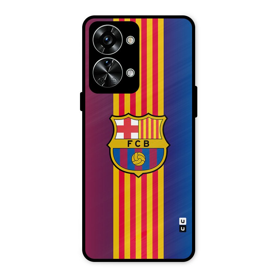 Club Barcelona Metal Back Case for OnePlus Nord 2T