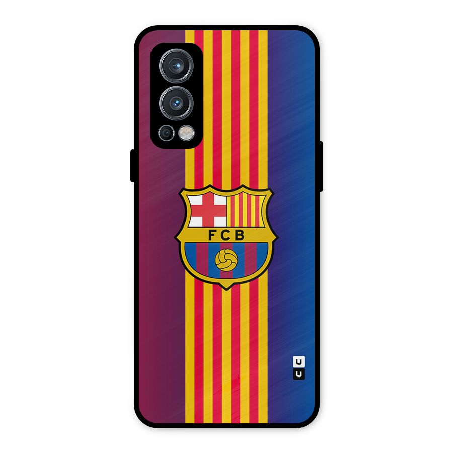 Club Barcelona Metal Back Case for OnePlus Nord 2 5G