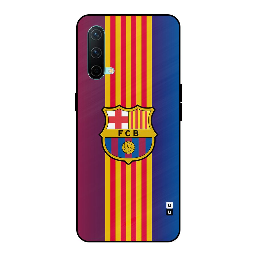 Club Barcelona Metal Back Case for OnePlus Nord CE 5G