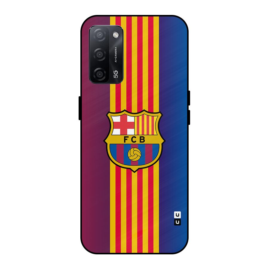 Club Barcelona Metal Back Case for Oppo A53s 5G