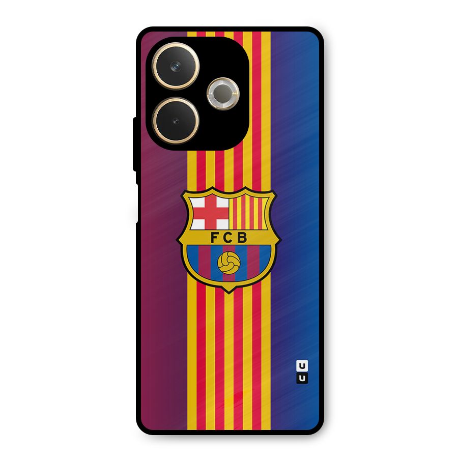 Club Barcelona Metal Back Case for Oppo A5 Pro