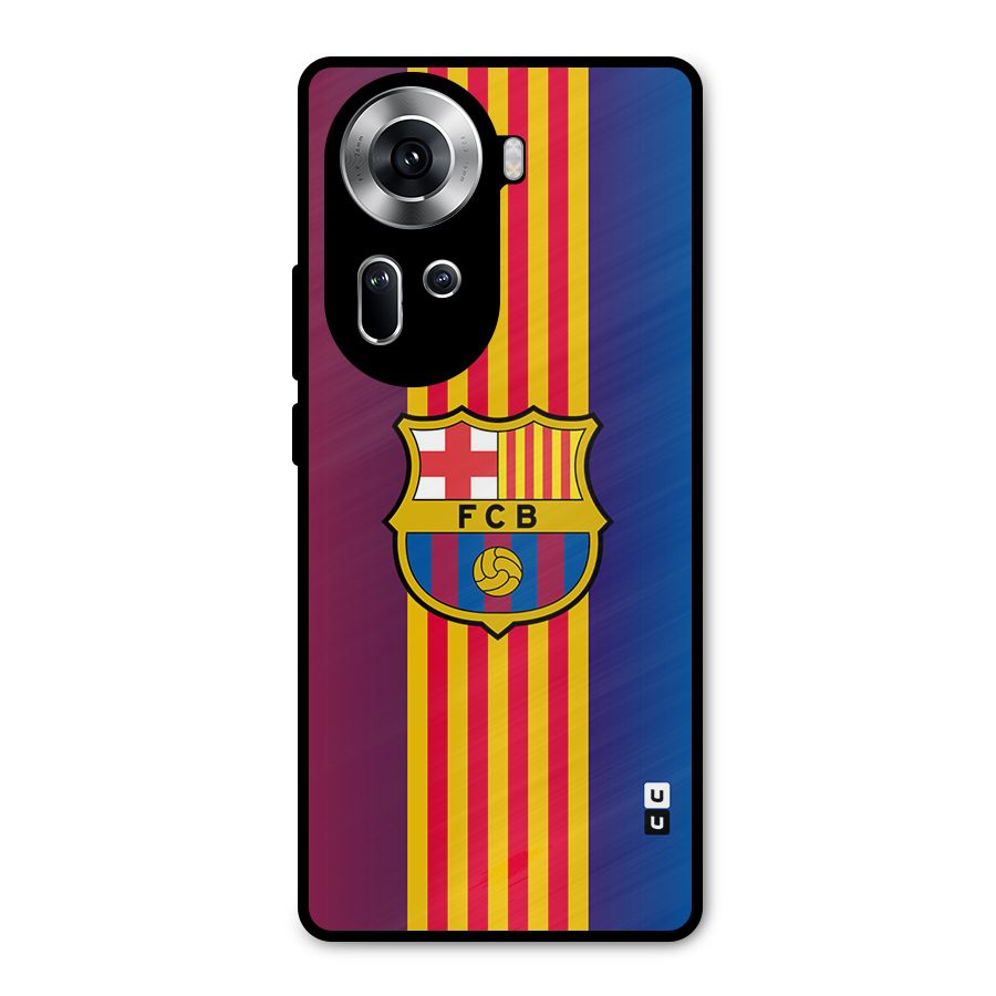 Club Barcelona Metal Back Case for Oppo Reno11 5G