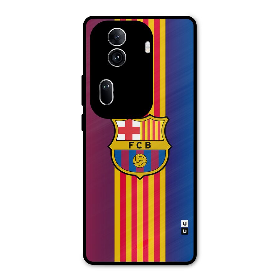 Club Barcelona Metal Back Case for Oppo Reno11 Pro 5G