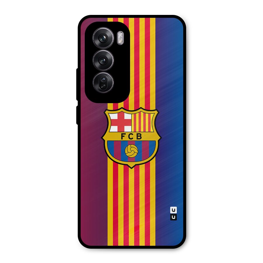 Club Barcelona Metal Back Case for Oppo Reno12 Pro