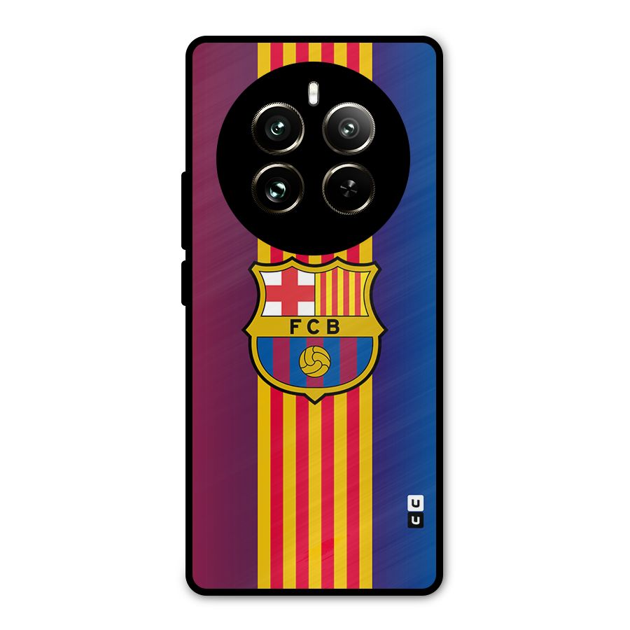 Club Barcelona Metal Back Case for Realme 12 Pro