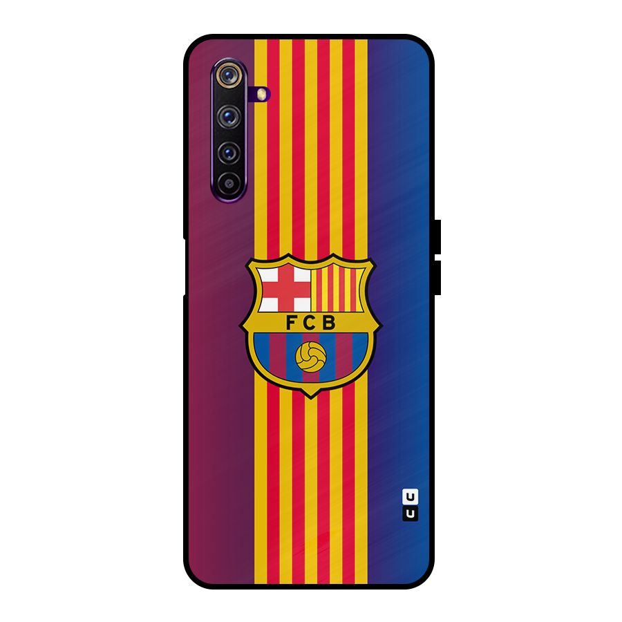 Club Barcelona Metal Back Case for Realme 6 Pro