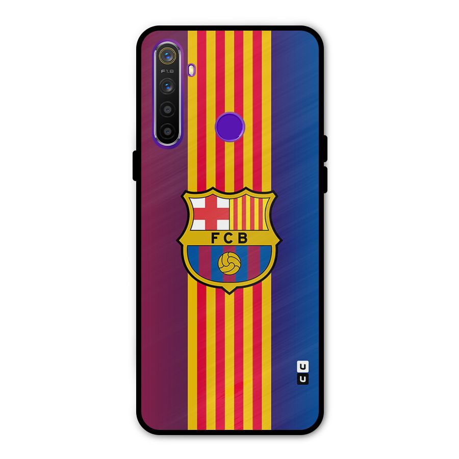 Club Barcelona Metal Back Case for Realme Narzo 10