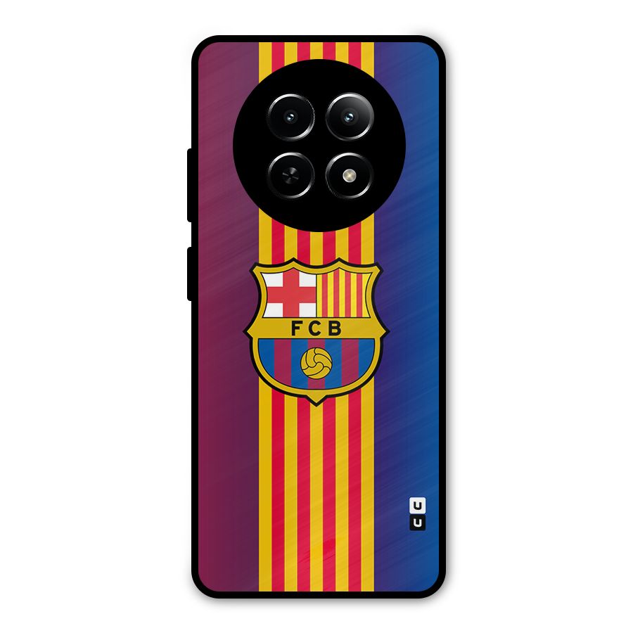Club Barcelona Metal Back Case for Realme Narzo N65