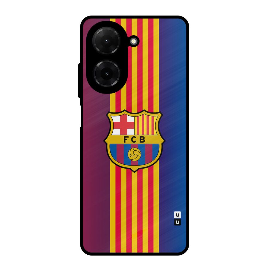 Club Barcelona Metal Back Case for Redmi A5 4G