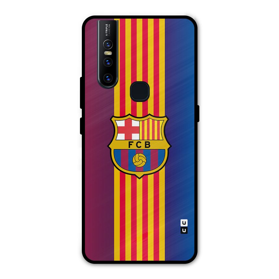 Club Barcelona Metal Back Case for Vivo V15