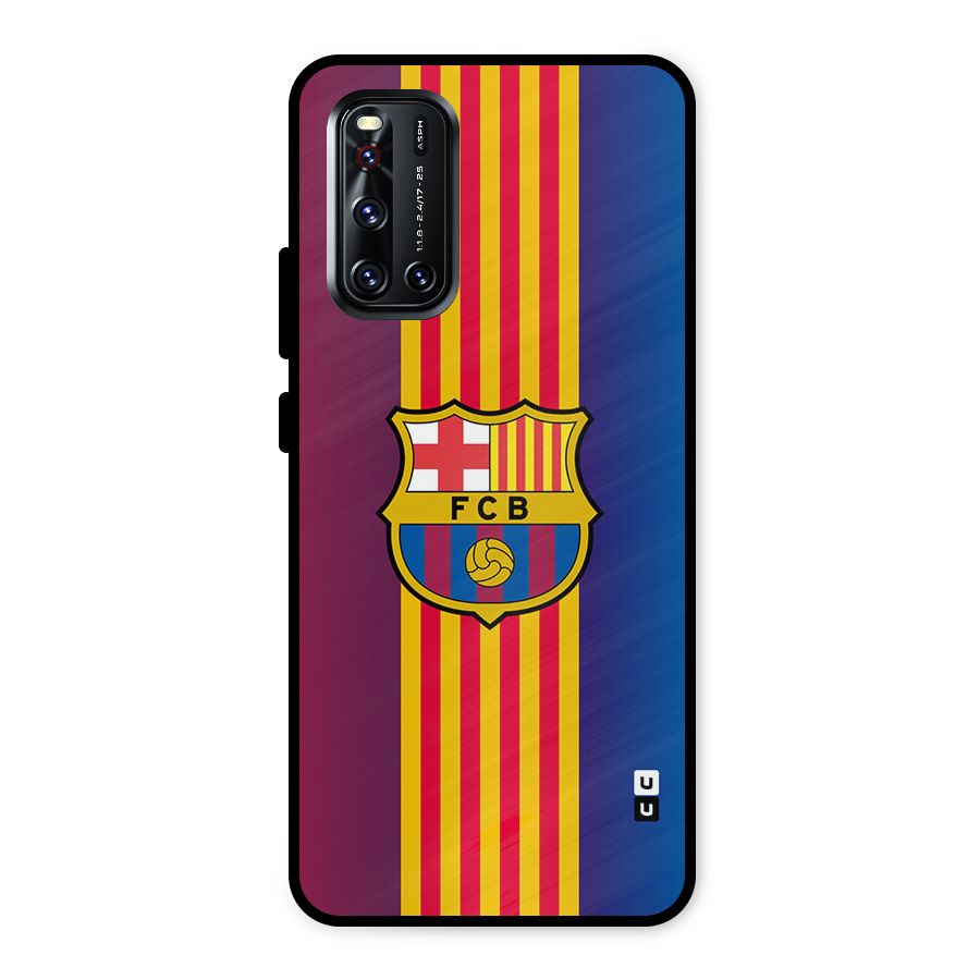 Club Barcelona Metal Back Case for Vivo V19
