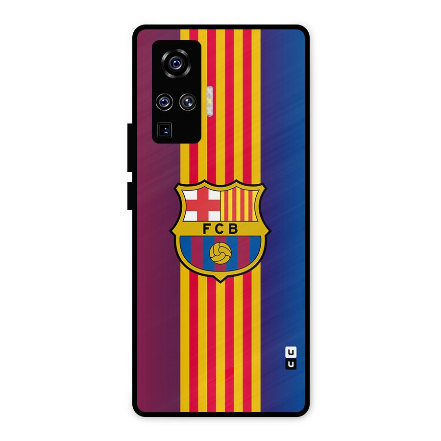 Club Barcelona Metal Back Case for Vivo X50 Pro