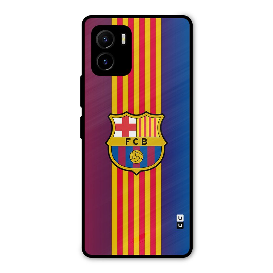 Club Barcelona Metal Back Case for Vivo Y15s