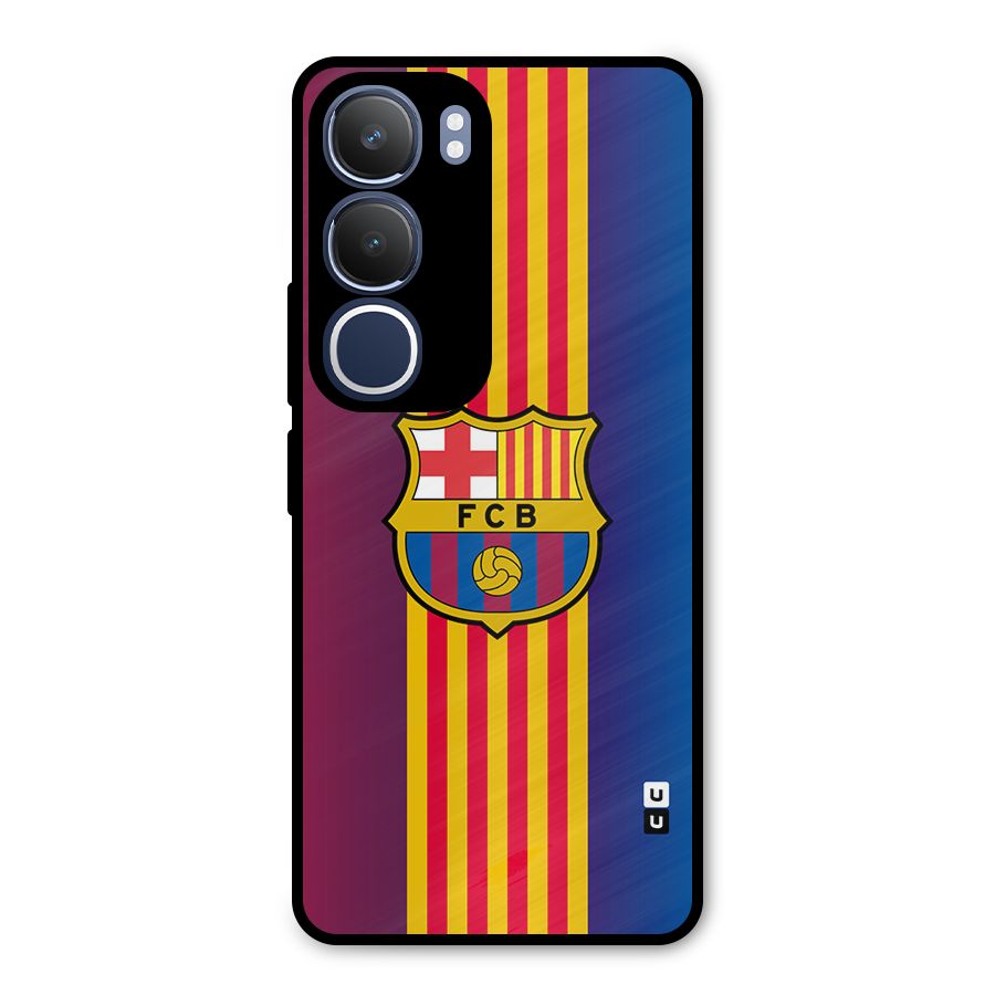 Club Barcelona Metal Back Case for Vivo Y29